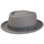 Andy Classic Pork Pie Wool Hat by Mayser grey
