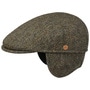 Sidney Plus Harris Tweed Flat Cap by Mayser brown-olive