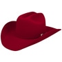 Lightning 4X Wool Western Hat by Bailey 1922 red