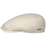 Halverton Cotton Driver Flat Cap by Stetson cream white