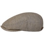 Kent Coffee Dyed Barista Flat Cap by Stetson beige-blue