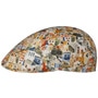 Texas Village Print Flat Cap by Stetson mixed colours