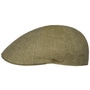 Texas Gavona Linen Flat Cap by Stetson olive