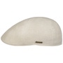 Texas Gavona Linen Flat Cap by Stetson beige