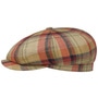 Hatteras Rescola Flat Cap by Stetson beige-red