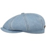 Hatteras Denim Barista Flat Cap by Stetson denim