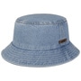 Denim Barista Bucket Hat by Stetson light blue