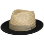 Soft Felt Palm Mix Fedora Hat by Stetson nature-black