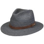 Maradino Crochet Raffia Hat by Stetson pigeon blue