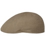 Waxed Cotton WR Duck Flat Cap by Stetson beige