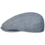 Vadena Herringbone Driver Flat Cap by JJ Hats blue