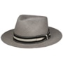 Revallo Fedora Panama Hat by JJ Hats grey