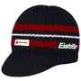 Pauli Ski Austria Knit Beanie with Peak by Eisbär black-red