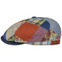 Patchwork 181 Flat Cap by Stetson mixed colours