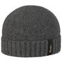 Uni Cashmere Beanie Hat by Borsalino dark grey