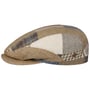 Belfast Patchwork Flat Cap by JJ Hats beige