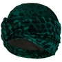 Zoya Leo Cord Turban by Christine Headwear green