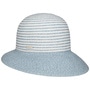 Valdona Straw Hat by Seeberger light blue