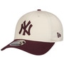 9Forty WS Patch MC Yankees Cap by New Era bordeaux