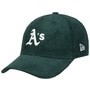 9Forty Cord MC Athletics Cap by New Era dark green
