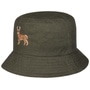 Reindeer Waxed Cotton Bucket Hat by Lipodo olive