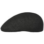 Vented Cotton Mix Flat Cap by Lipodo black