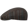 Temberton Stripes Flat Cap by Lipodo navy