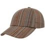 Temberton Stripes Cotton Cap by Lipodo brown