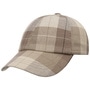 Light Summer Check Cap by Lipodo beige