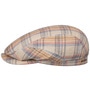 Orsley Driver Linen Flat Cap by Stetson mixed colours