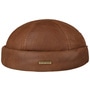 Goat Velour Docker Hat by Stetson light brown