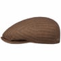 Benfold Driver Flat Cap by JJ Hats brown-beige