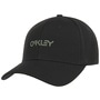 6 Panel Stretch Metallic Cap by Oakley black