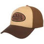 Tricolour Oval Logo Cap by Von Dutch beige-rust