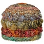 Serona Multicolour Knit Hat by GREVI mixed colours