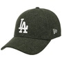 9Forty Melton Wool Dodgers Cap by New Era dark green