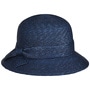 Fiora Straw Hat by Seeberger navy