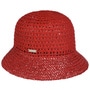 Uni Crochet Straw Hat by Seeberger red