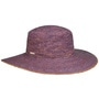 Matelot Raffia Hat by Seeberger lilac