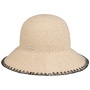 Wide Brim Cloche Straw Hat by Seeberger nature