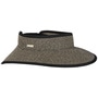 Wide Brim Visor by Seeberger nature-black