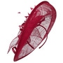 Covaja Sinamay Fascinator by Seeberger red