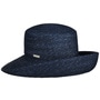 Isabelle Uni Straw Hat by Seeberger blue