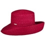 Isabelle Uni Straw Hat by Seeberger red
