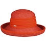 Dilara Uni Straw Hat by Seeberger orange