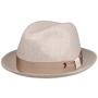 Herringbone Linen Player Hat by Alfonso D’Este cream white-beige