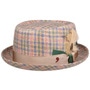Classic Fusion Pork Pie Hat by Alfonso D’Este beige-blue