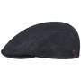 Jhon Perf Leather Flat Cap by Alfonso D’Este navy