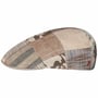 Tirreno Patchwork Flat Cap by Alfonso D’Este grey-beige