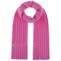 Cable Knit Merino Wool Scarf by Gebeana pink